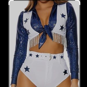 Dallas Cowboy Cheerleader Costume